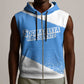 Somalia Sleeveless Zip Hoodie with Soomaaliya Ha Noolaato Nomad Moon Flag Spirit - African Pride