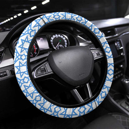 Somalia Steering Wheel Cover with Soomaaliya Ha Noolaato Nomad Moon Flag Spirit