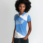 Somalia Women Polo Shirt with Soomaaliya Ha Noolaato Nomad Moon Flag Spirit