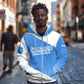 Somalia Zip Hoodie with Soomaaliya Ha Noolaato Nomad Moon Flag Spirit