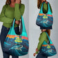 Cape Verde Grocery Bag with Loggerhead Sea Turtle Ocean Sunset Spirit