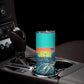Cape Verde Skinny Tumbler with Loggerhead Sea Turtle Ocean Sunset Spirit