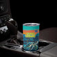 Cape Verde Tumbler Cup with Loggerhead Sea Turtle Ocean Sunset Spirit