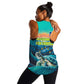 Cape Verde Women Racerback Tank with Loggerhead Sea Turtle Ocean Sunset Spirit