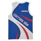 Cape Verde Basketball Jersey with Blue Red Flag Nós Kretxeu Spirit - African Pride