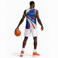 Cape Verde Basketball Jersey with Blue Red Flag Nós Kretxeu Spirit - African Pride