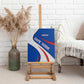 Cape Verde Canvas Wall Art with Blue Red Flag Nós Kretxeu Spirit