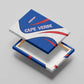 Cape Verde Canvas Wall Art with Blue Red Flag Nós Kretxeu Spirit