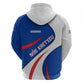 Cape Verde Hoodie with Blue Red Flag Nós Kretxeu Spirit