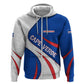 Cape Verde Hoodie with Blue Red Flag Nós Kretxeu Spirit