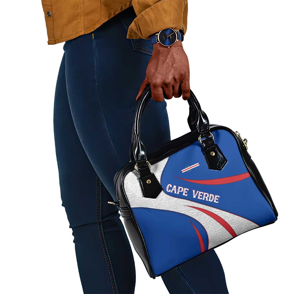 Cape Verde Shoulder Handbag with Blue Red Flag Nós Kretxeu Spirit