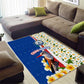 Cape Verde Area Rug Kingfisher Bird Floral Flag Spirit - African Pride