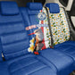 Cape Verde Back Car Seat Cover Kingfisher Bird Floral Flag Spirit - African Pride