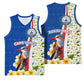 Cape Verde Basketball Jersey Kingfisher Bird Floral Flag Spirit - African Pride