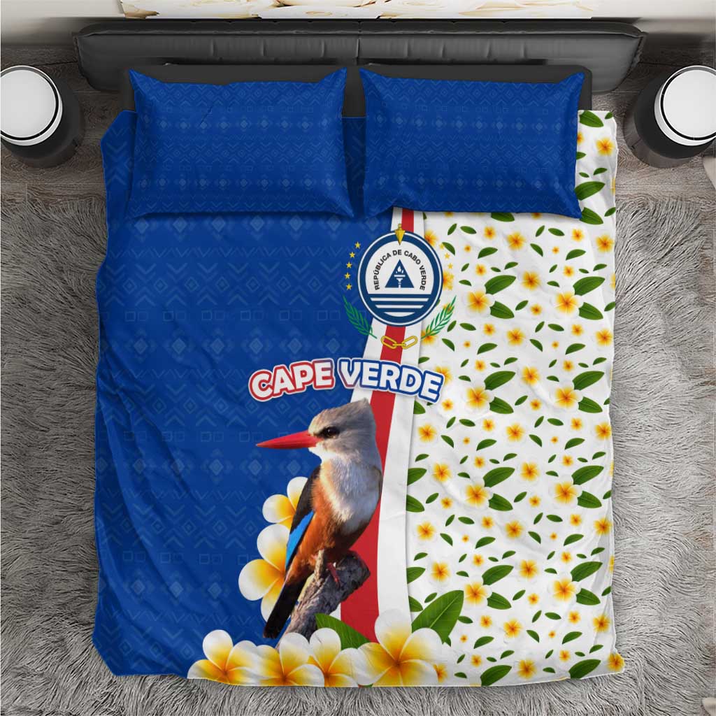 Cape Verde Bedding Set Kingfisher Bird Floral Flag Spirit - African Pride