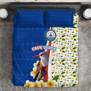 Cape Verde Bedding Set Kingfisher Bird Floral Flag Spirit - African Pride