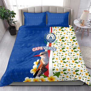 Cape Verde Bedding Set Kingfisher Bird Floral Flag Spirit - African Pride