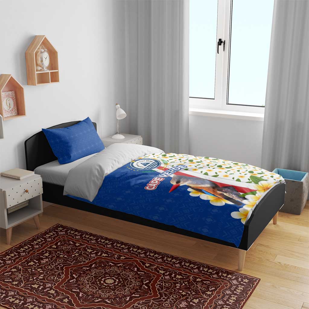 Cape Verde Bedding Set Kingfisher Bird Floral Flag Spirit - African Pride