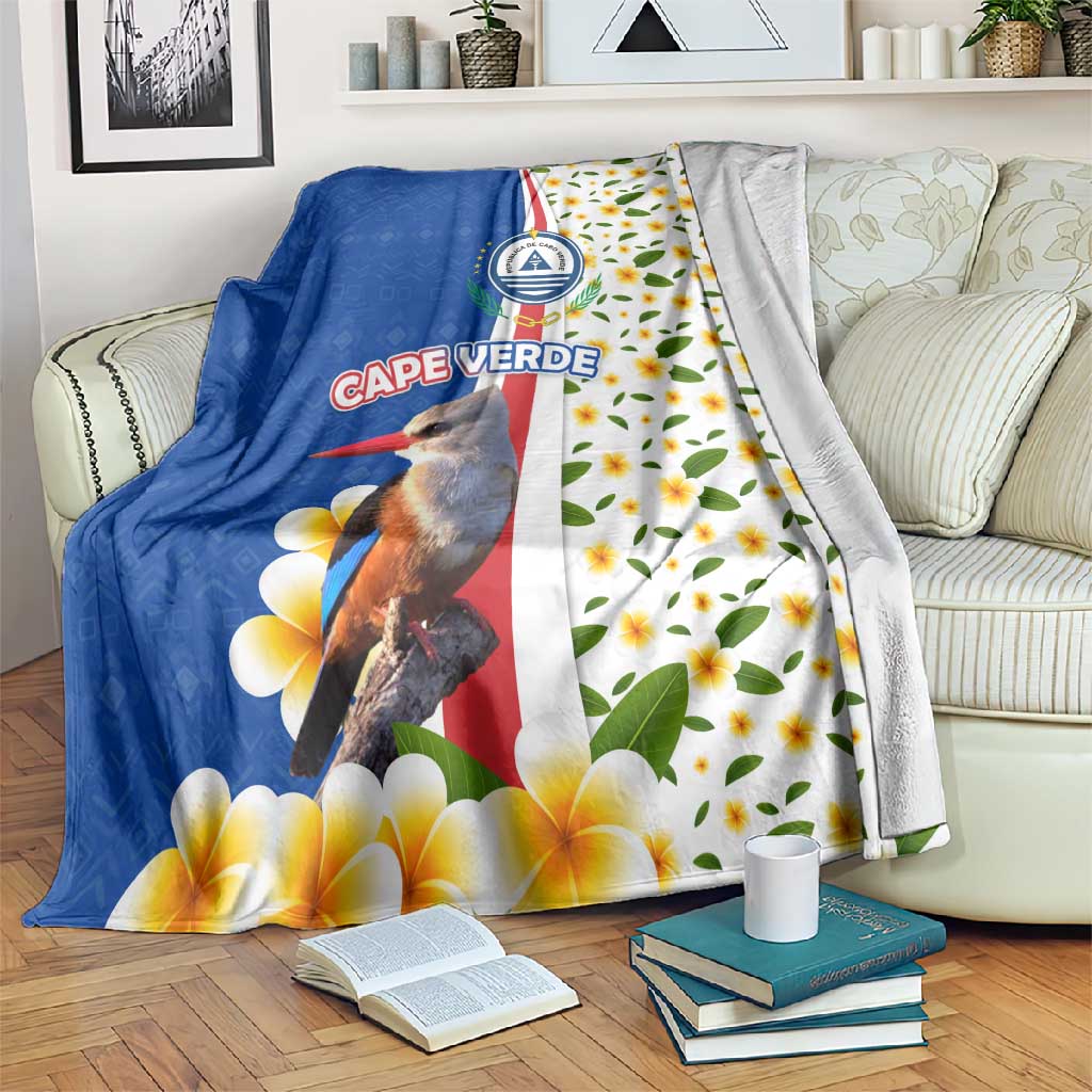 Cape Verde Blanket Kingfisher Bird Floral Flag Spirit - African Pride