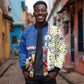 Cape Verde Bomber Jacket Kingfisher Bird Floral Flag Spirit - African Pride
