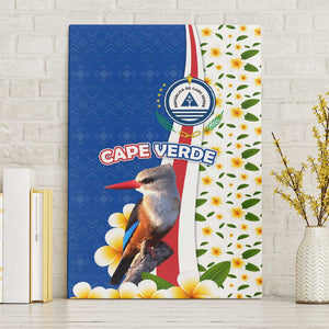 Cape Verde Canvas Wall Art Kingfisher Bird Floral Flag Spirit - African Pride