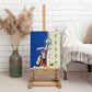 Cape Verde Canvas Wall Art Kingfisher Bird Floral Flag Spirit - African Pride