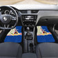 Cape Verde Car Mats Kingfisher Bird Floral Flag Spirit - African Pride