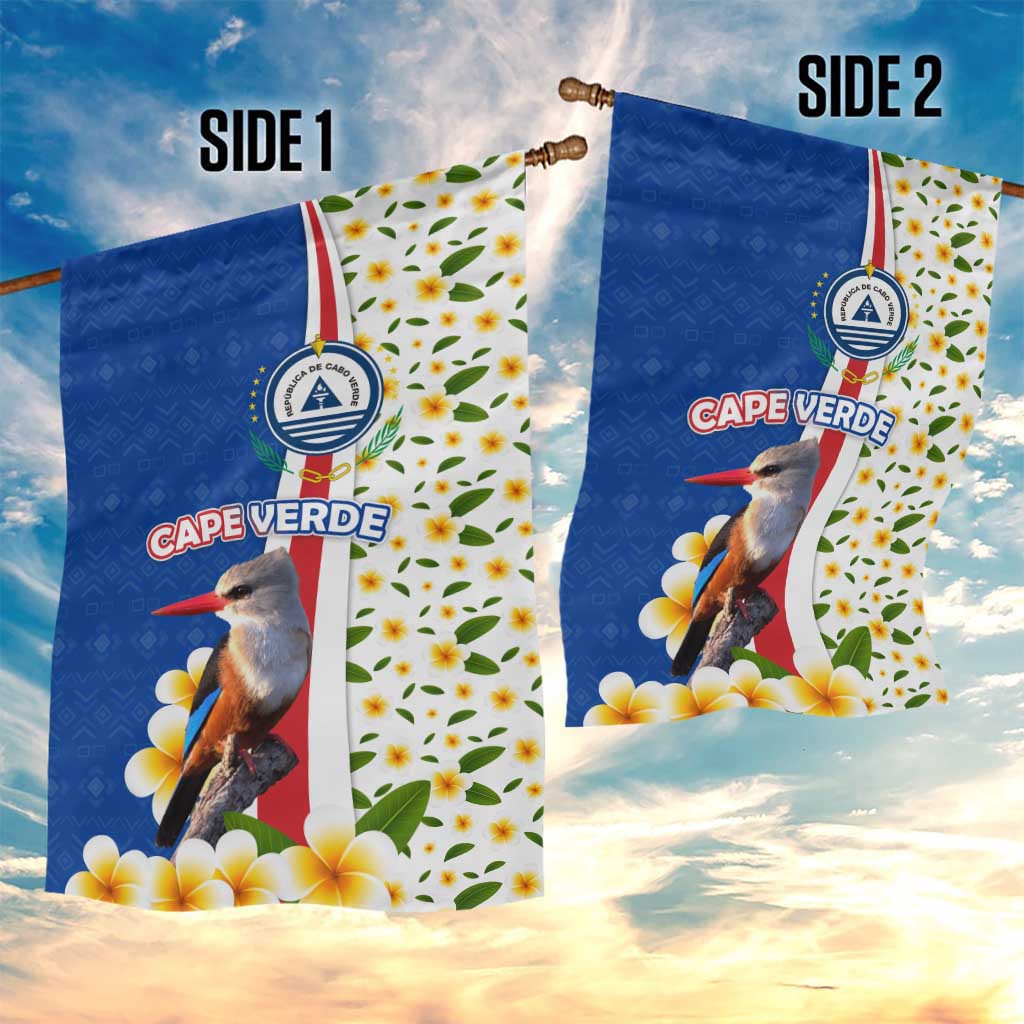 Cape Verde Garden Flag Kingfisher Bird Floral Flag Spirit - African Pride