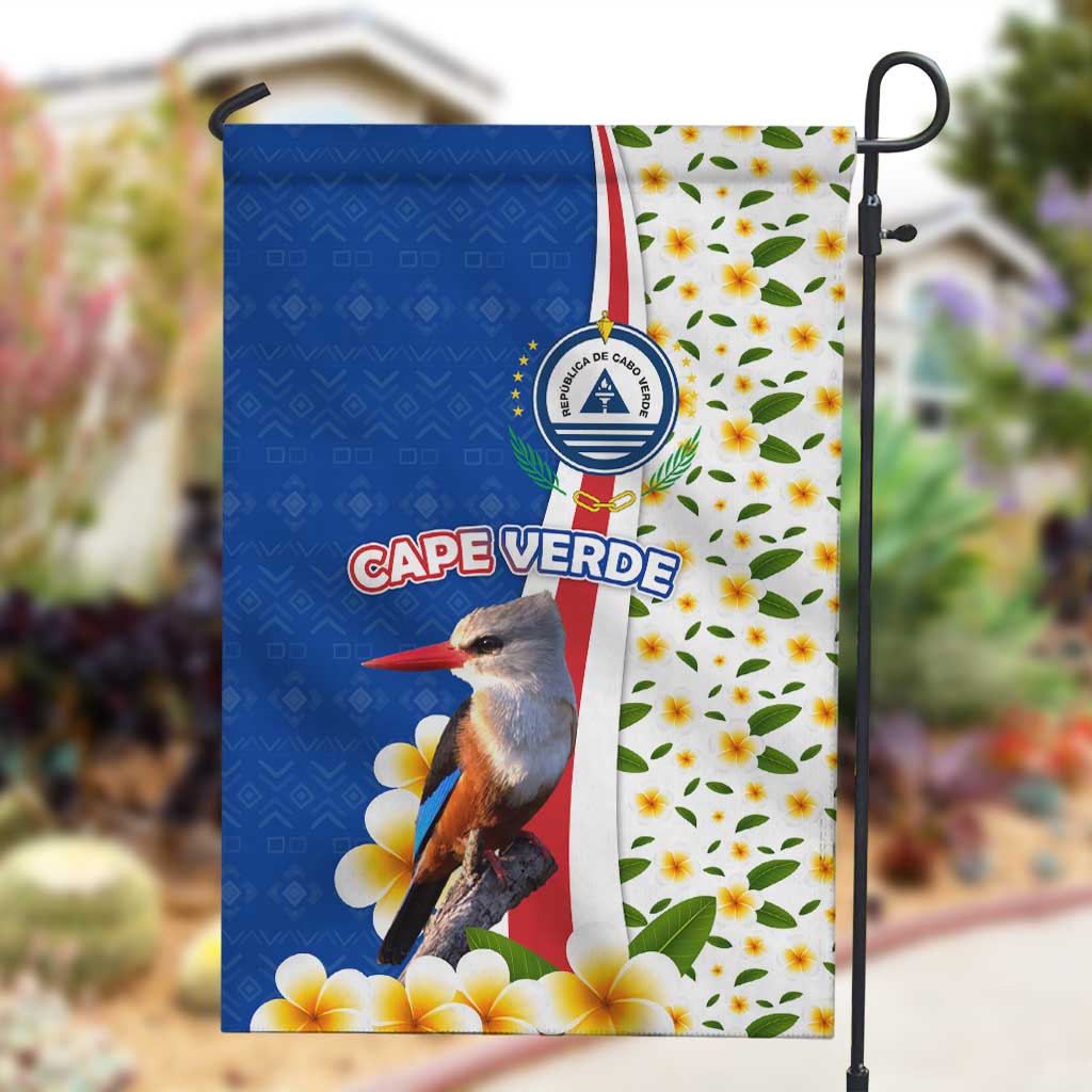 Cape Verde Garden Flag Kingfisher Bird Floral Flag Spirit - African Pride