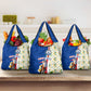 Cape Verde Grocery Bag Kingfisher Bird Floral Flag Spirit - African Pride