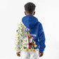 Cape Verde Kid Hoodie Kingfisher Bird Floral Flag Spirit - African Pride