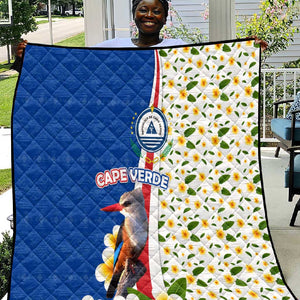 Cape Verde Quilt Kingfisher Bird Floral Flag Spirit - African Pride