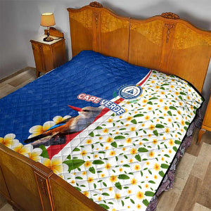 Cape Verde Quilt Kingfisher Bird Floral Flag Spirit - African Pride
