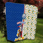 Cape Verde Quilt Kingfisher Bird Floral Flag Spirit - African Pride