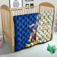 Cape Verde Quilt Kingfisher Bird Floral Flag Spirit - African Pride