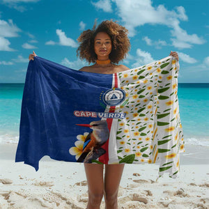 Cape Verde Sarong Kingfisher Bird Floral Flag Spirit - African Pride