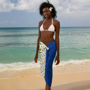 Cape Verde Sarong Kingfisher Bird Floral Flag Spirit - African Pride