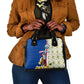 Cape Verde Shoulder Handbag Kingfisher Bird Floral Flag Spirit - African Pride