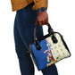 Cape Verde Shoulder Handbag Kingfisher Bird Floral Flag Spirit - African Pride