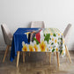 Cape Verde Tablecloth Kingfisher Bird Floral Flag Spirit - African Pride