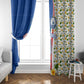 Cape Verde Window Curtain Kingfisher Bird Floral Flag Spirit - African Pride