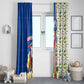 Cape Verde Window Curtain Kingfisher Bird Floral Flag Spirit - African Pride