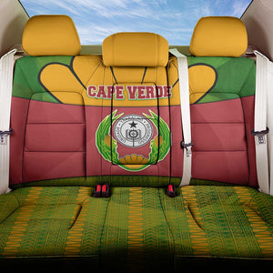 Cape Verde Back Car Seat Cover One Heart Ten Islands National Emblem Spirit - African Pride