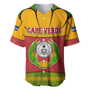 Cape Verde Baseball Jersey One Heart Ten Islands National Emblem Spirit - African Pride