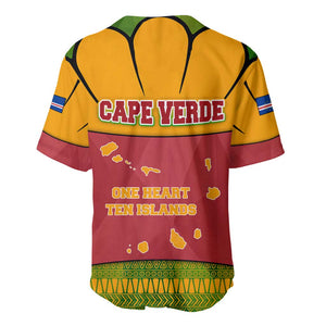 Cape Verde Baseball Jersey One Heart Ten Islands National Emblem Spirit - African Pride