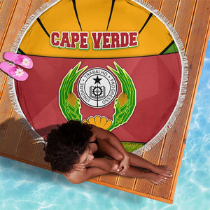 Cape Verde Beach Blanket One Heart Ten Islands National Emblem Spirit - African Pride