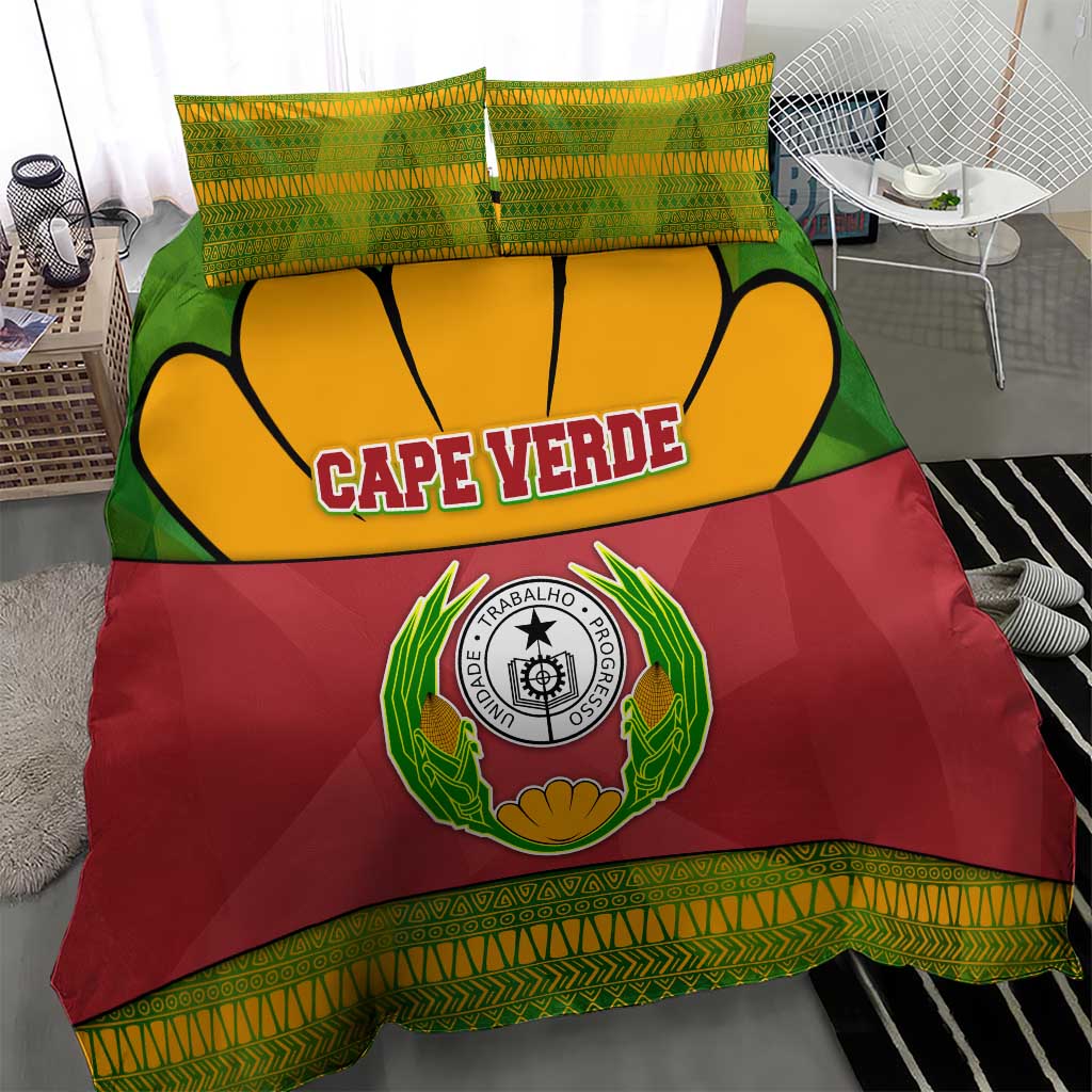 Cape Verde Bedding Set One Heart Ten Islands National Emblem Spirit - African Pride