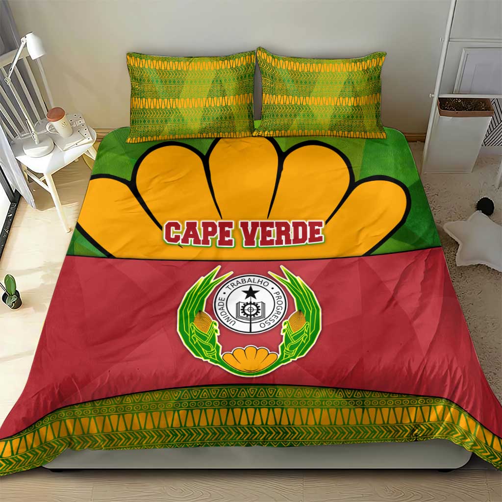 Cape Verde Bedding Set One Heart Ten Islands National Emblem Spirit - African Pride