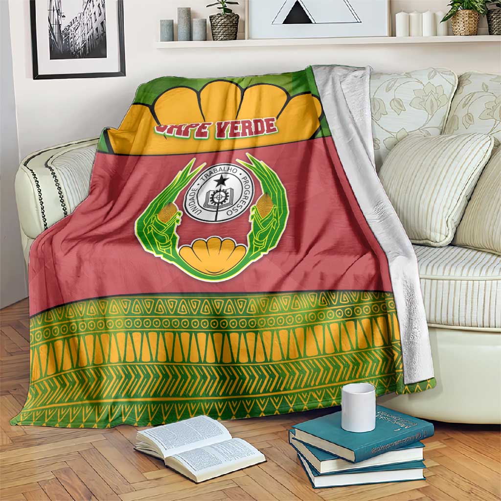 Cape Verde Blanket One Heart Ten Islands National Emblem Spirit - African Pride
