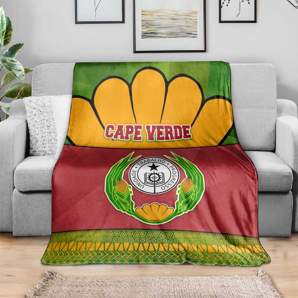 Cape Verde Blanket One Heart Ten Islands National Emblem Spirit - African Pride
